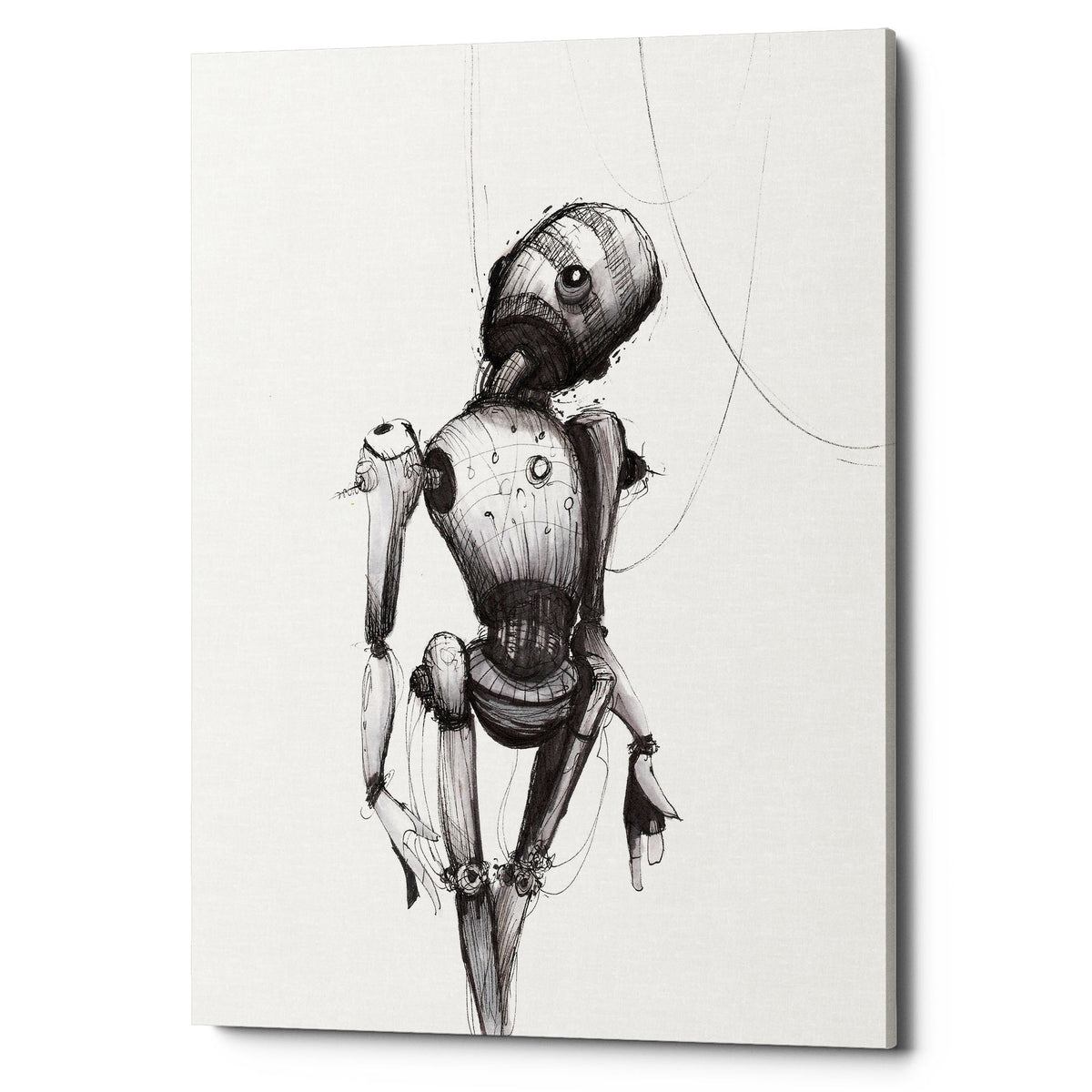 Epic Graffiti &quot;Disconnect&quot; by Craig Snodgrass, Giclee Canvas Wall Art