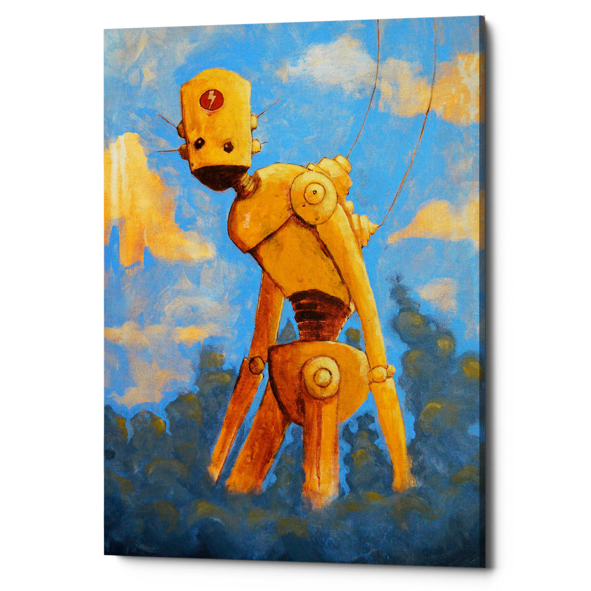Epic Graffiti &quot;In The Clouds&quot; by Craig Snodgrass, Giclee Canvas Wall Art