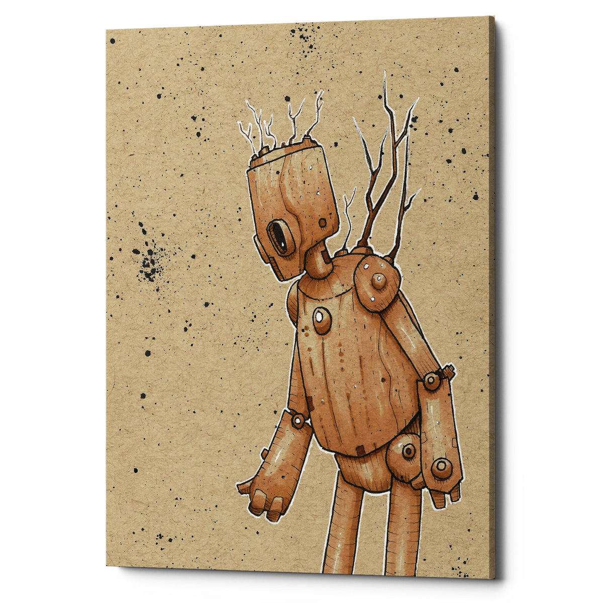 Epic Graffiti &quot;Ink Bot Tree&quot; by Craig Snodgrass, Giclee Canvas Wall Art