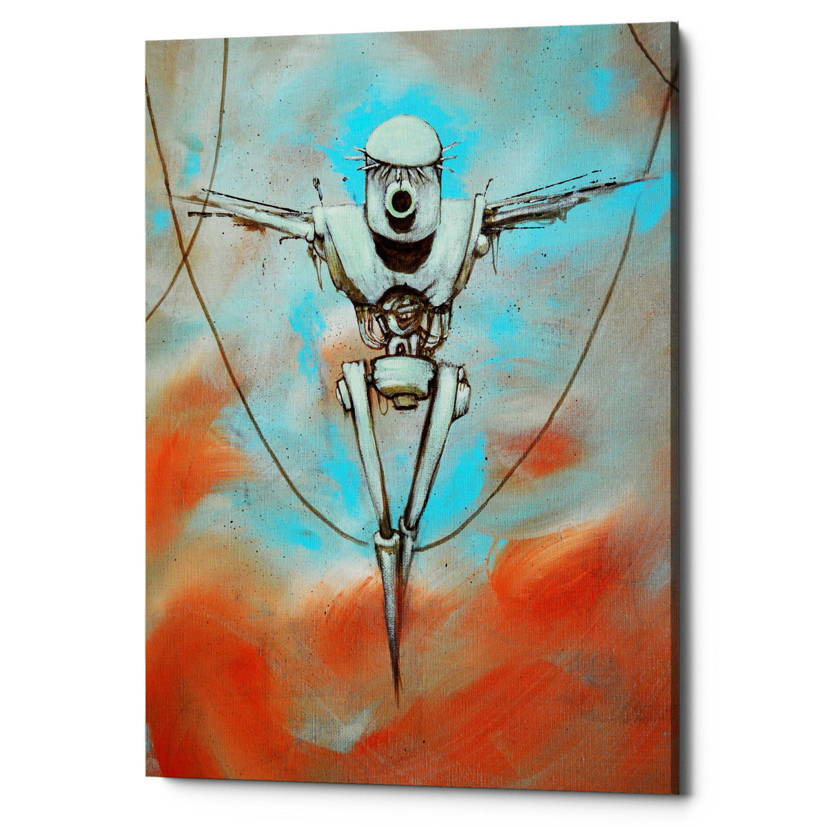 Epic Graffiti &quot;Martyr&quot; by Craig Snodgrass, Giclee Canvas Wall Art