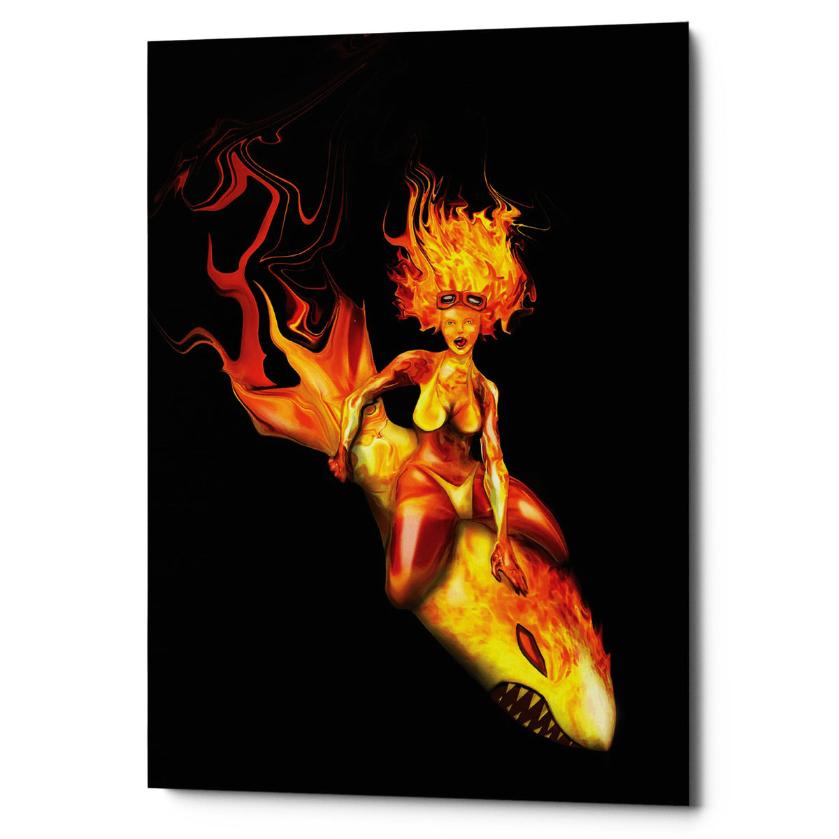 Epic Graffiti &quot;Bombs Away&quot; by Michael Stewart, Giclee Canvas Wall Art