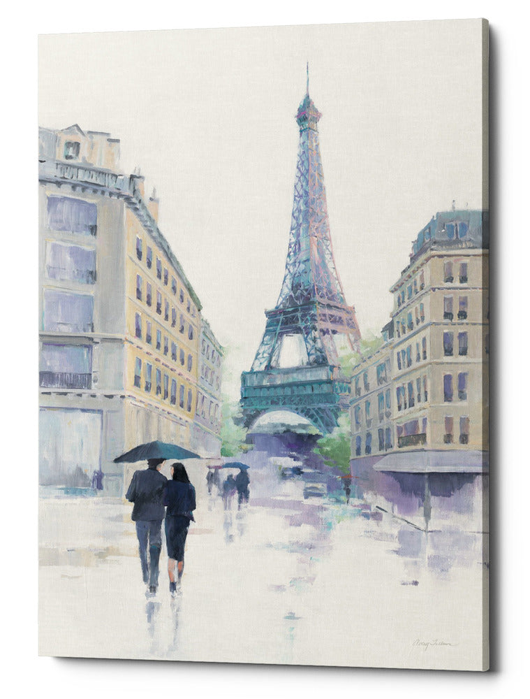 Epic Graffiti &quot;Walking in the Rain&quot; by Avery Tillmon, Giclee Canvas Wall Art