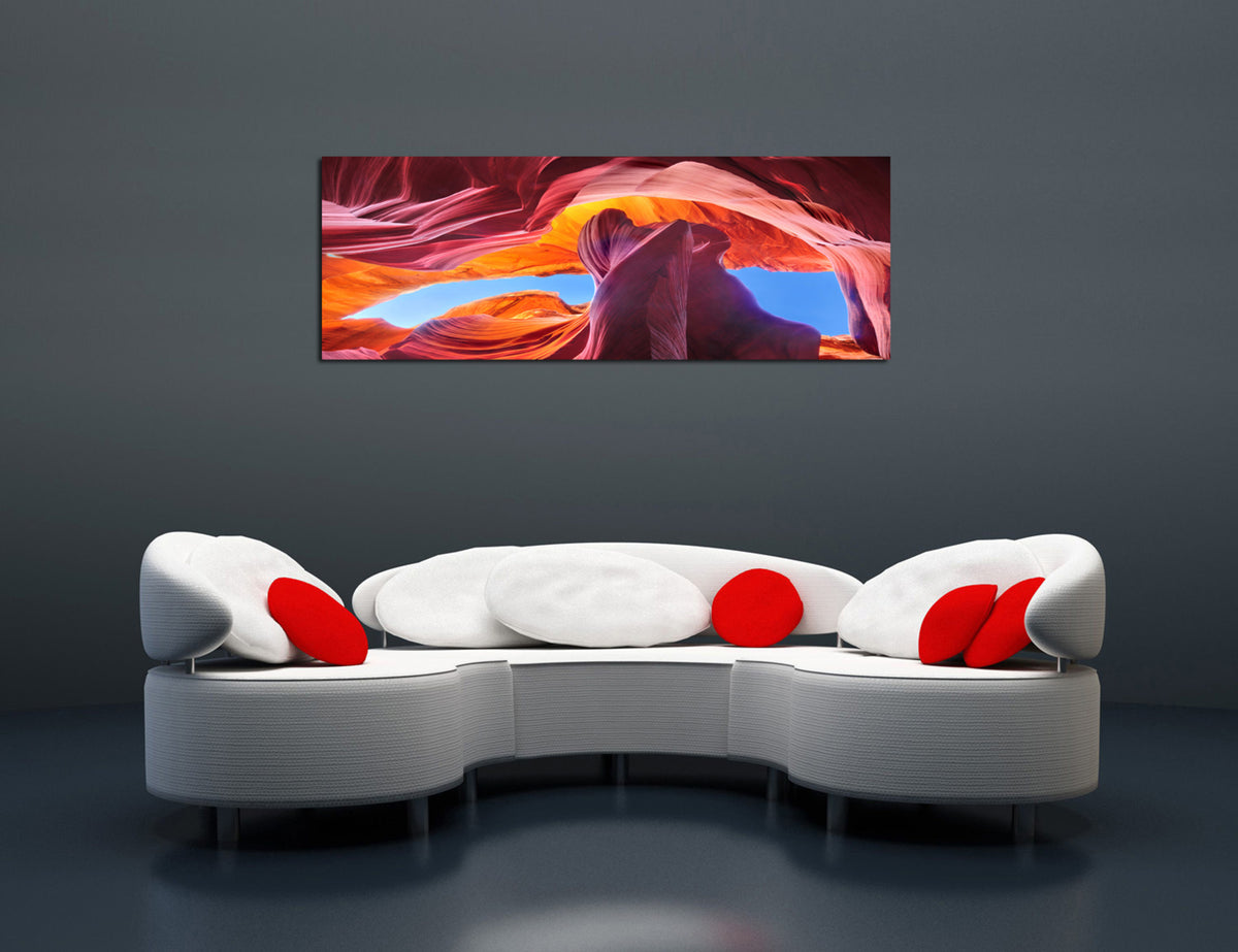 Epic Graffiti &quot;Canyon Above&quot; in a High Gloss Acrylic Wall Art, 60&quot; x 20&quot;