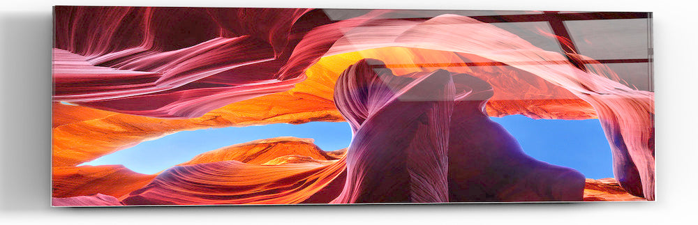 Epic Graffiti &quot;Canyon Above&quot; in a High Gloss Acrylic Wall Art, 60&quot; x 20&quot;