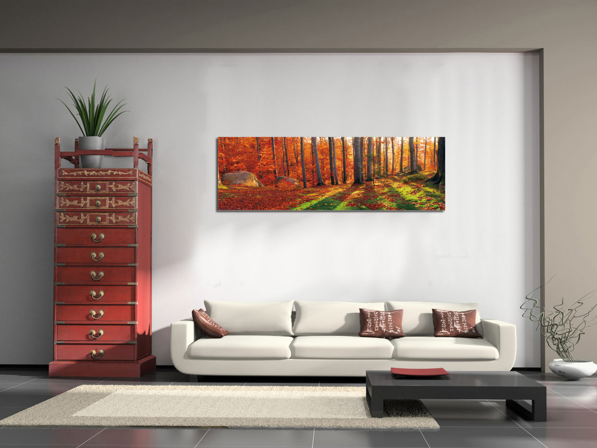 Epic Graffiti &quot;Into The Woods&quot; in a High Gloss Acrylic Wall Art, 60&quot; x 20&quot;