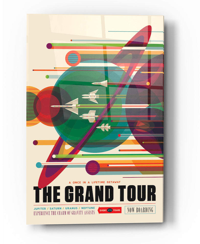 Epic Graffiti Visions of the Future:The Grand Tour Acrylic Wall Art, 20&quot; x 28&quot;