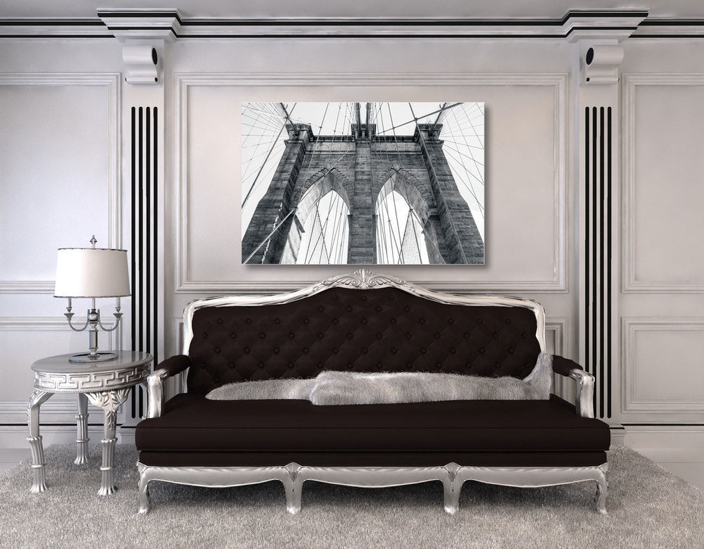 Epic Graffiti &quot;Brooklyn Bridge&quot; High Gloss Acrylic Wall Art, 48&quot; x 32&quot;