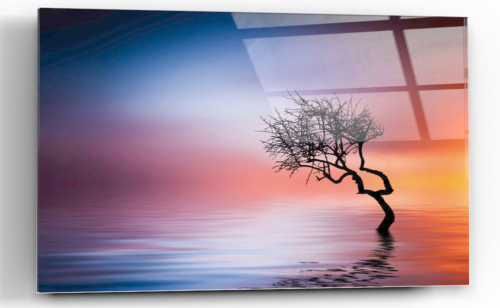 Epic Graffiti "Growing Reflections" Acrylic Wall Art, 48" x 32"