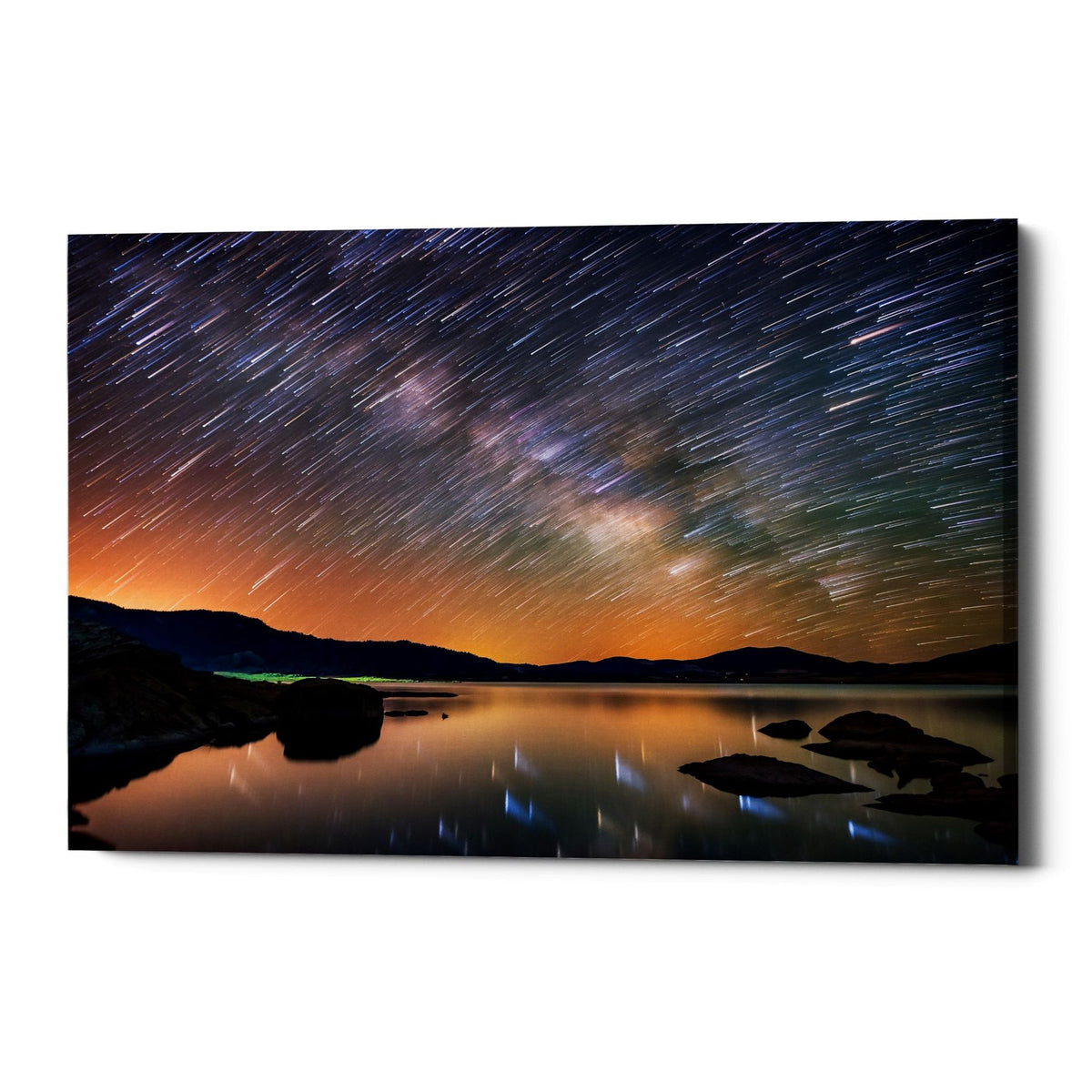 Epic Graffiti &quot;Comet Storm&quot; by Darren White, Giclee Canvas Wall Art