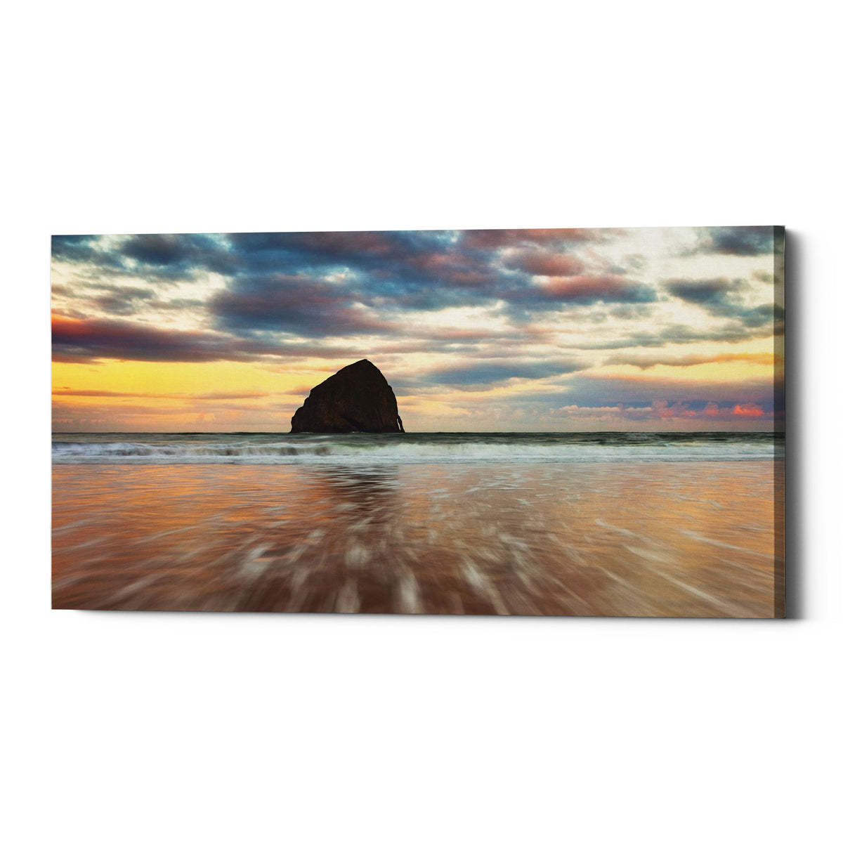 Epic Graffiti &quot;Cotton Candy Sunrise&quot; by Darren White, Giclee Canvas Wall Art