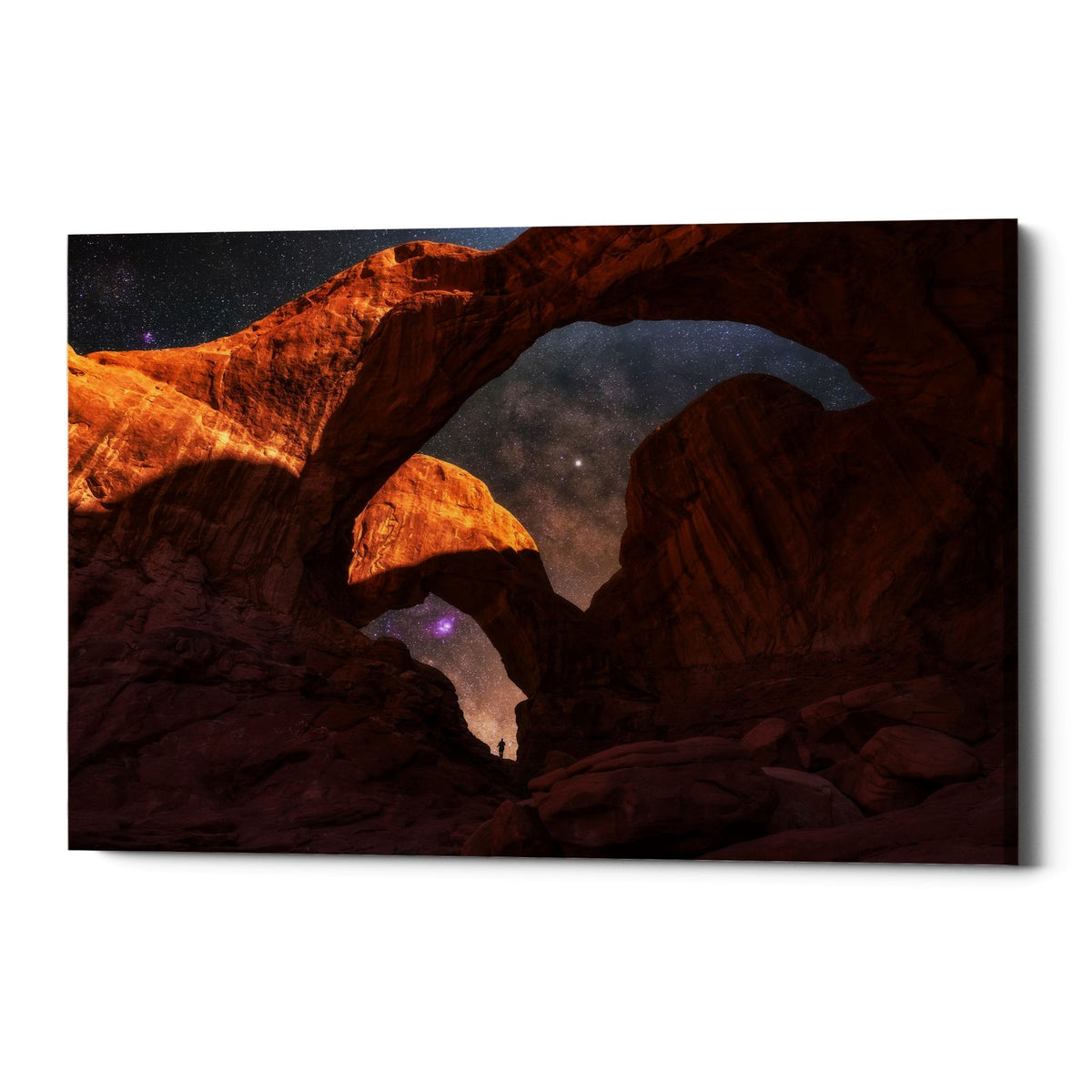 Epic Graffiti &quot;Explore The Night&quot; by Darren White, Giclee Canvas Wall Art