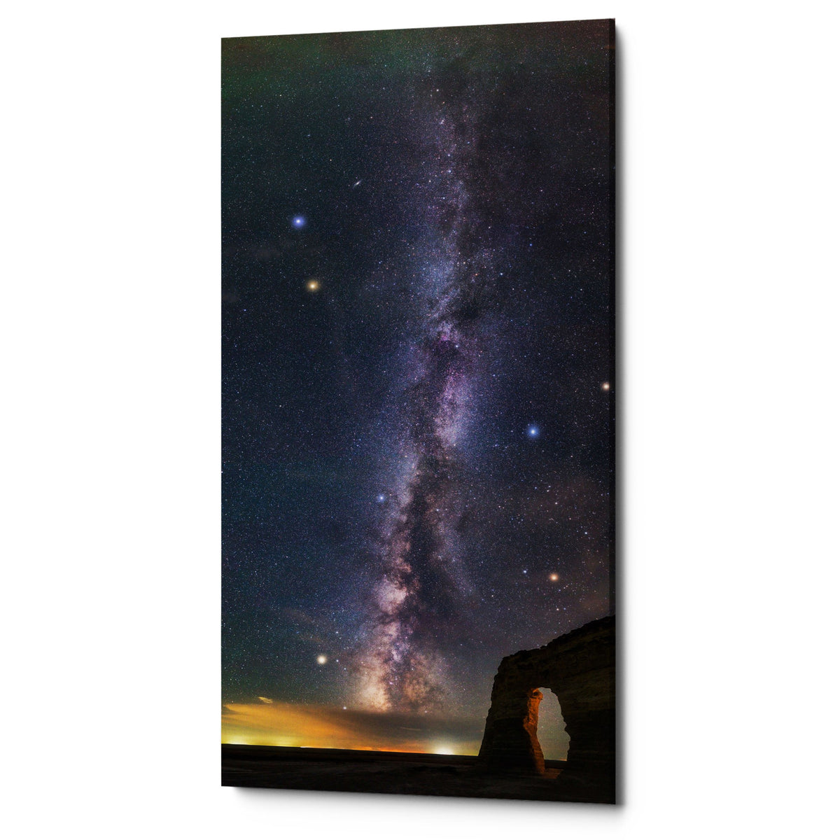 Epic Graffiti &quot;Milky Way Magic&quot; by Darren White, Giclee Canvas Wall Art
