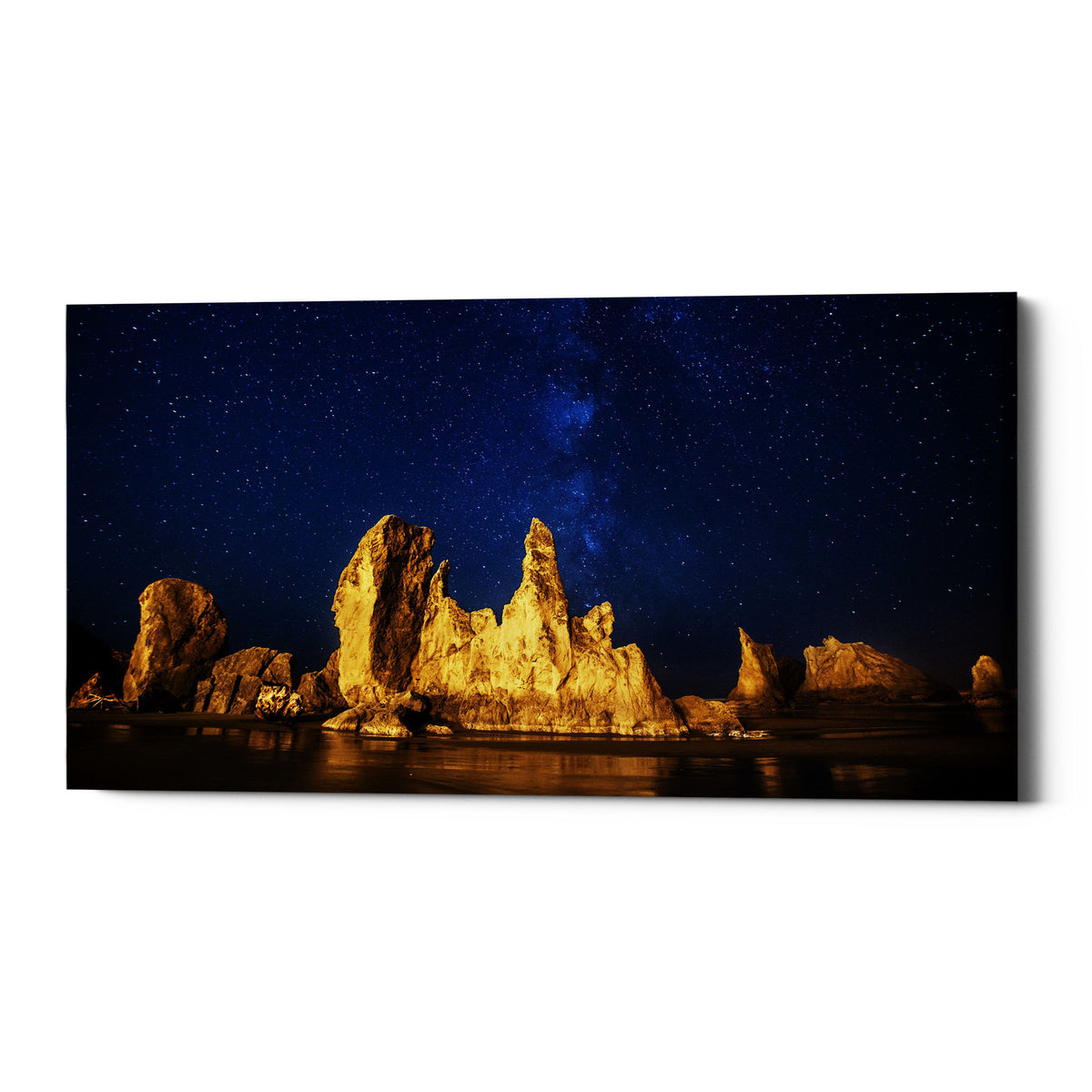 Epic Graffiti &quot;Oregon Nights&quot; by Darren White, Giclee Canvas Wall Art