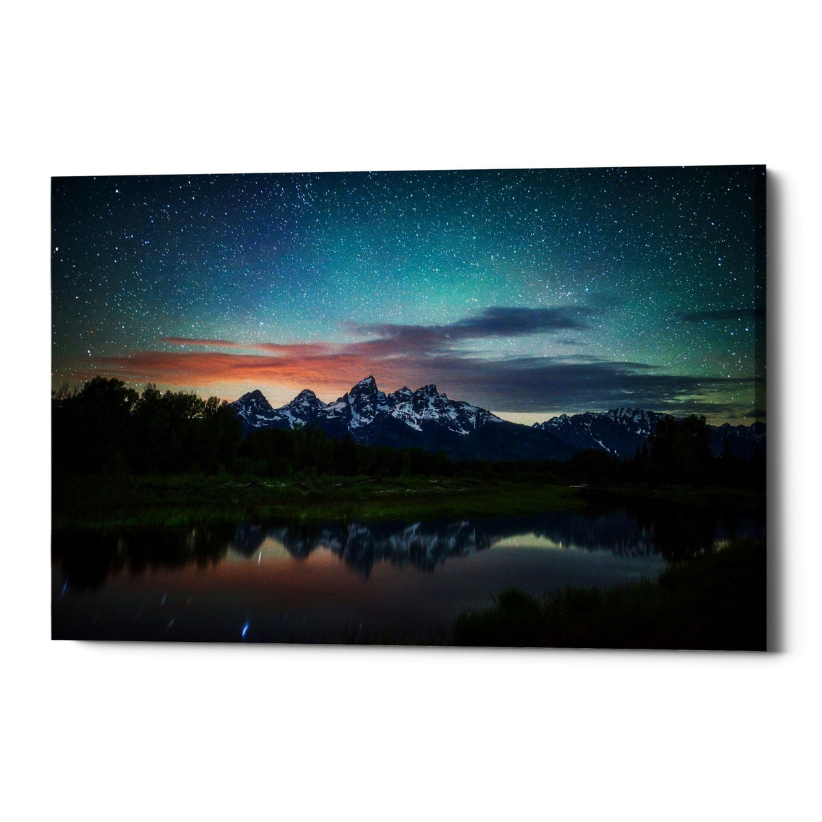 Epic Graffiti &quot;Schwabacher Nights&quot; by Darren White, Giclee Canvas Wall Art