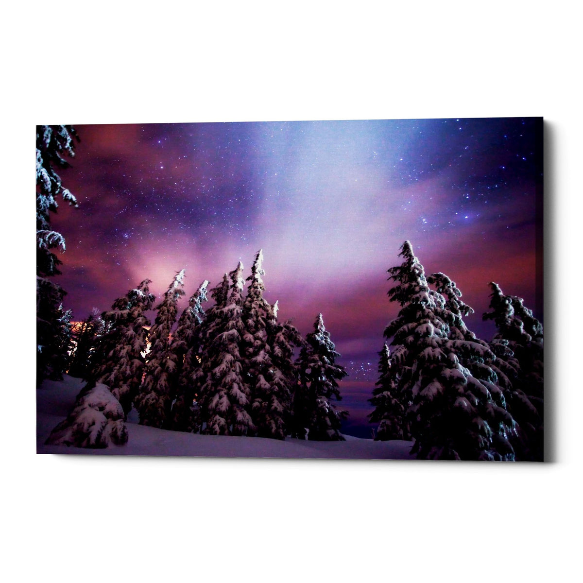 Epic Graffiti &quot;Winter Nights&quot; by Darren White, Giclee Canvas Wall Art